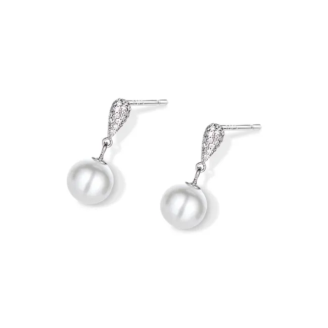 ETAHLOVE S925 Silver Stud Earrings Women's-0