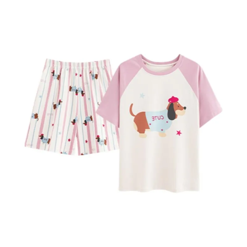YUZHAOLIN Pajama Set Spring And Summer Unisex-0