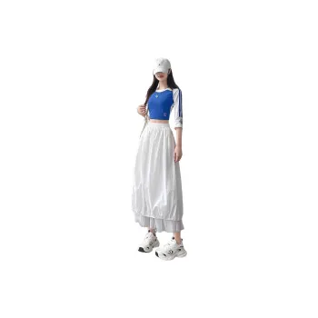 Flowers In Water Casual Long Skirt Women's