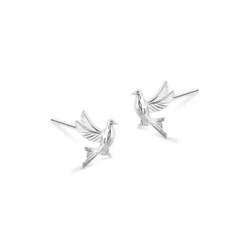 ETAHLOVE Sterling Silver Stud Earrings Women's