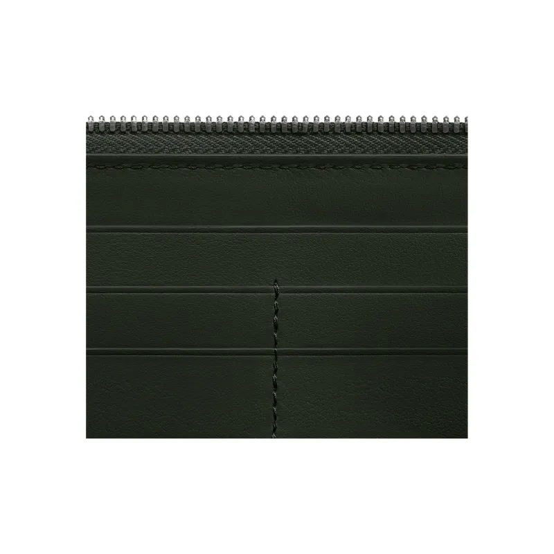 Bottega Veneta Intrecciato Calfskin Wallet Regular Men's Dark Green-3