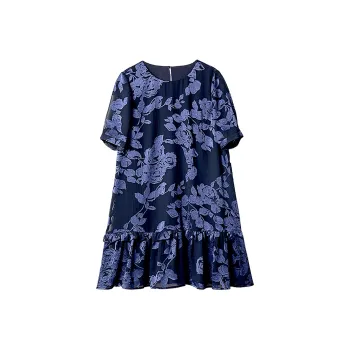 LUYOUYE Short Sleeved Dress Women's