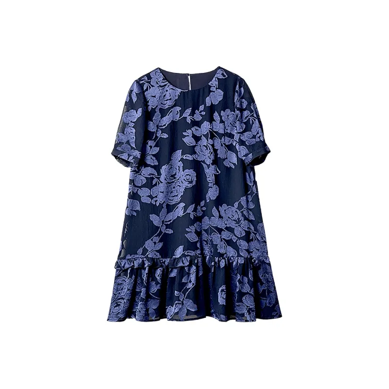 LUYOUYE Short Sleeved Dress Women's-0