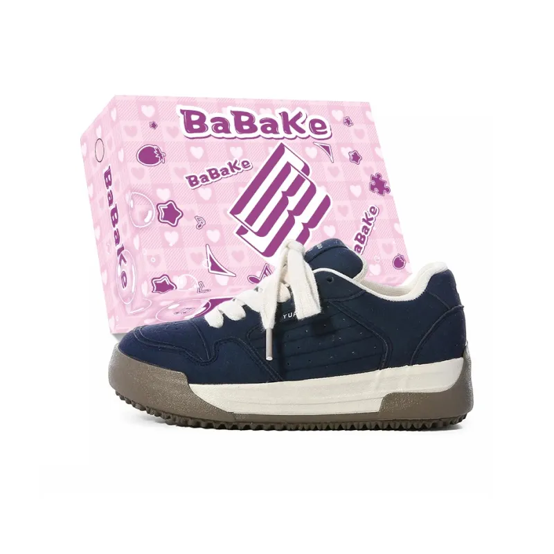 Babak Low Top Skateboard Shoes Women's Yellow-4