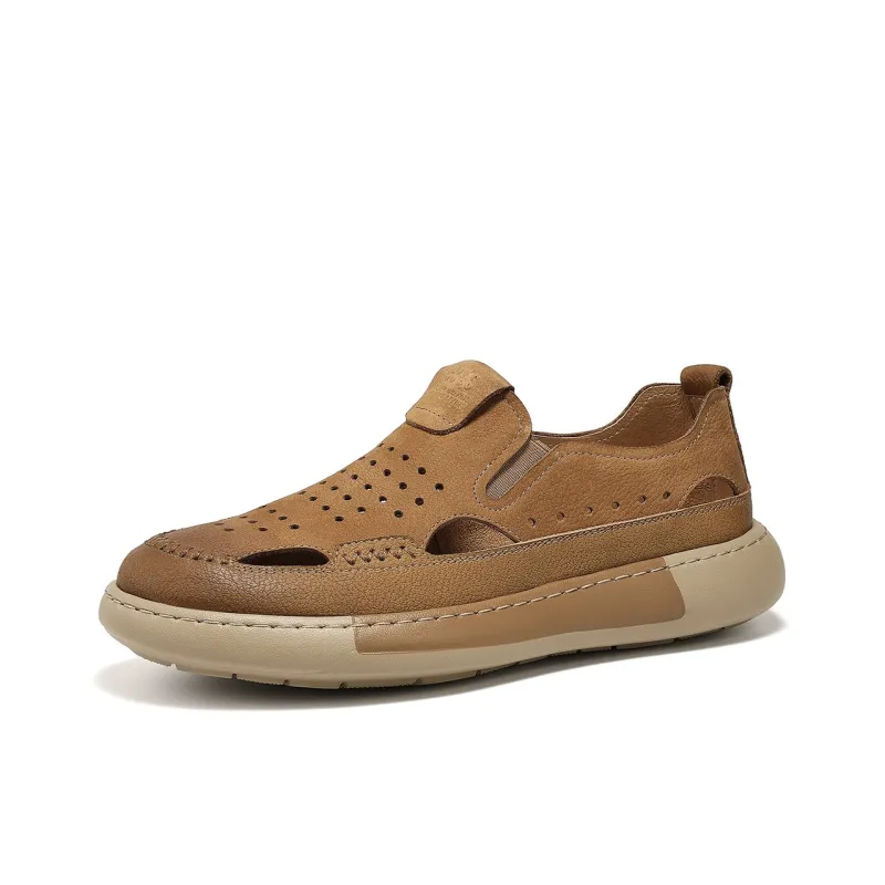 Millies Men's Casual Shoes Men Low Top Yellow/Khaki-1