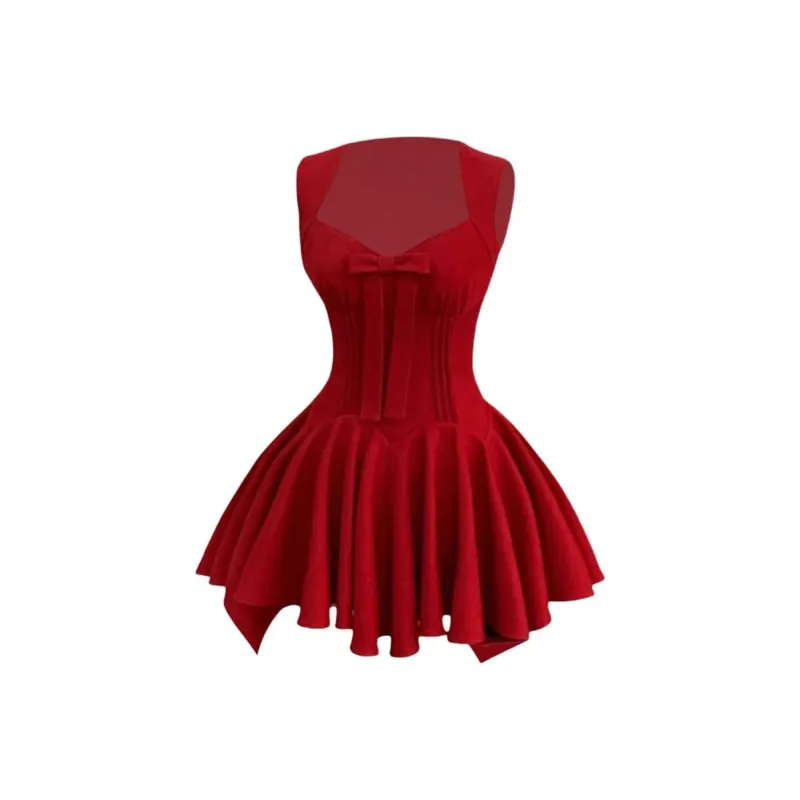 Mu Xiao Xin Sleeveless Dress Women's-2