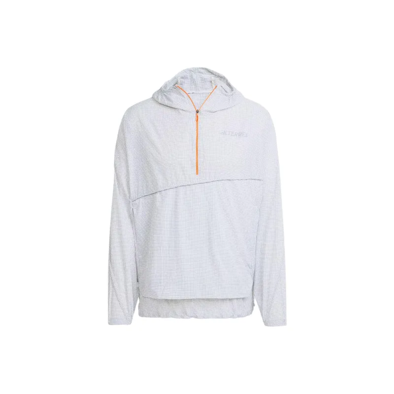 Adidas TerrexXPLORIC SS25 WIND ANORAK Jacket Men's White-0