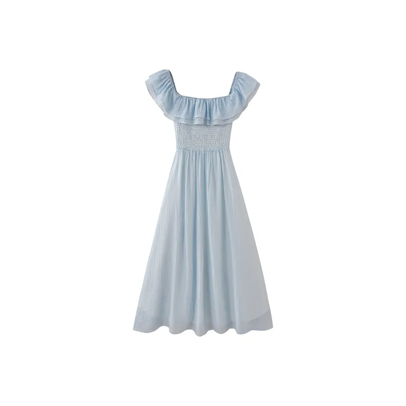 GUOZHEN Short Sleeved Dress Women's-1
