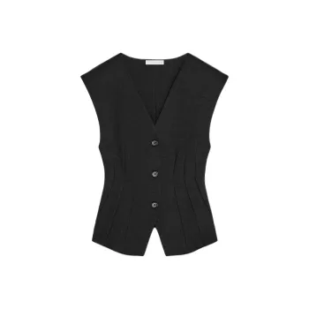 ZARA Tank Tops Women's Black