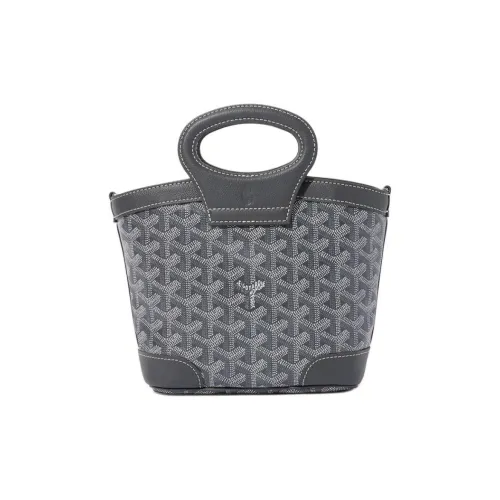 GOYARD Canvas One Shoulder Handbag Mini Women's Gray