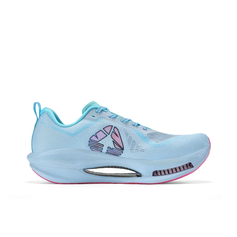 CLERSES Running Shoes Unisex Low Top Blue Pink Mismatched-2