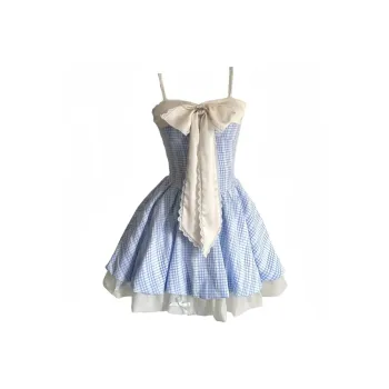 Mu Xiao Xin Slip Dresses Women's Blue