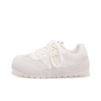 MKTKM Slip Resistant, Abrasion Resistant, Lightweight Low Top Casual Shoes Women's Beige