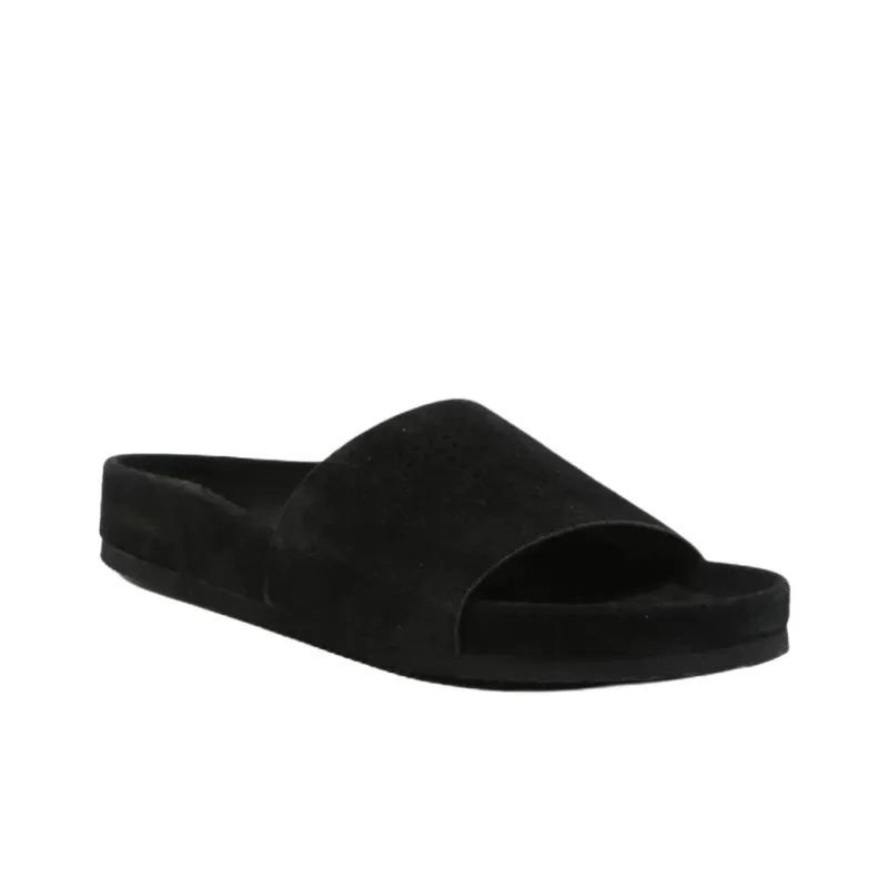 TF Rubber Sole Slip Resistant Slide Slippers Men's Black-2