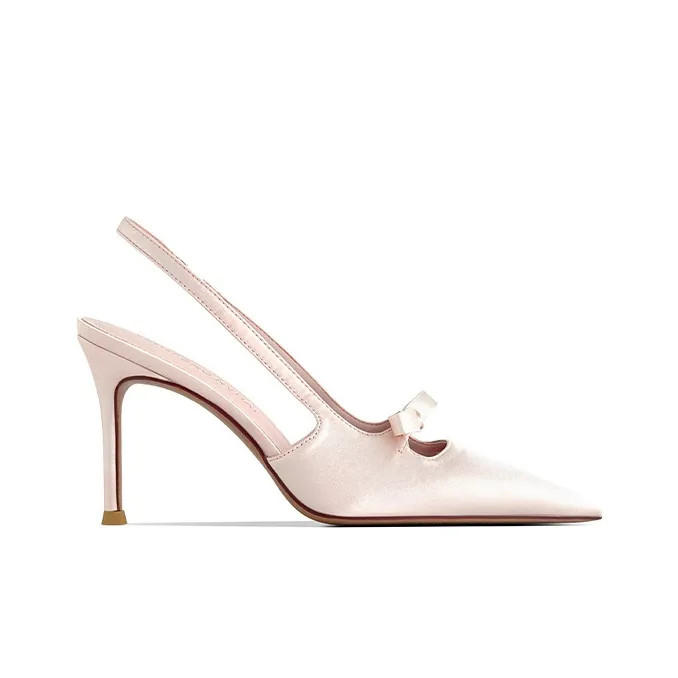 GOSO Slim Heel High Heels 8CM Women's Pink-1