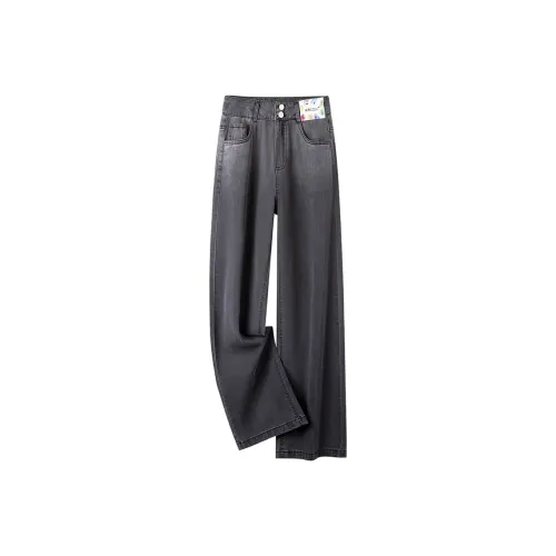 LUYOUYE Jeans Women's Black Gray Color
