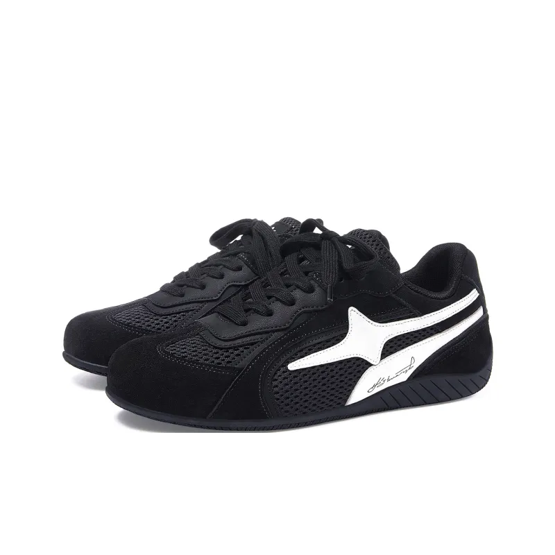 MASONONCE Slip Resistant, Abrasion Resistant, Lightweight Low Top Casual Shoes Unisex Black-1