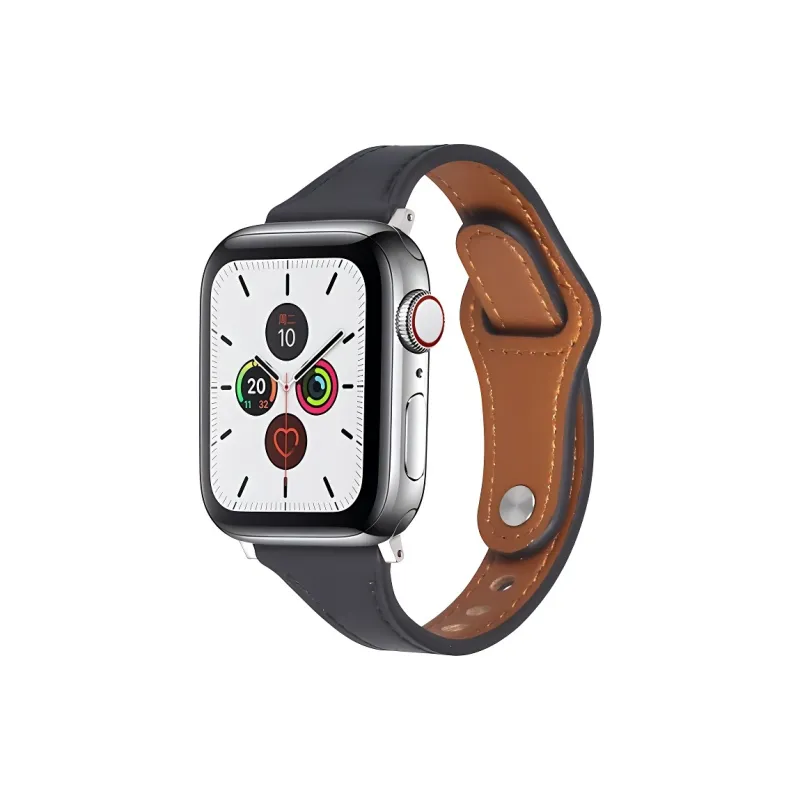 KVZUVUU Apple Compatibility Watch Band Cowhide Leather Material-1