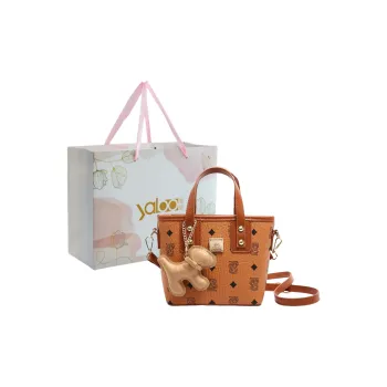 Yalu PU One Shoulder Handbag Unisex Brown/White/Pink/Black