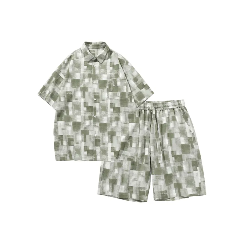 HOKLV Shirt Matching Set Unisex-0