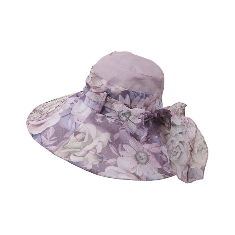 Ai Jiawei Organza Sun Protection Hats Women's-4