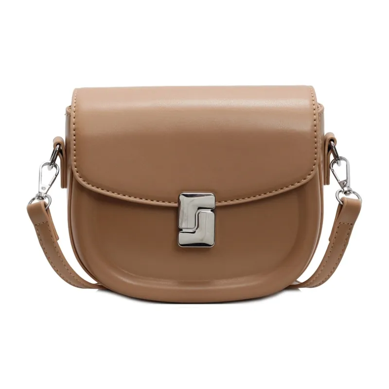 TOUTSEUL YOLO PU Shoulder Bag Women's Beige/Silver/Black/Khaki-16