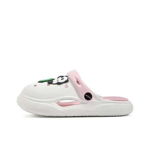 DAPHNE Clogs Women's White Pink
