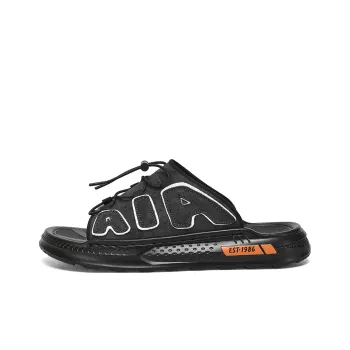 Shiozawa Rubber Sole Stitching Quick Dry Slide Slippers Men's