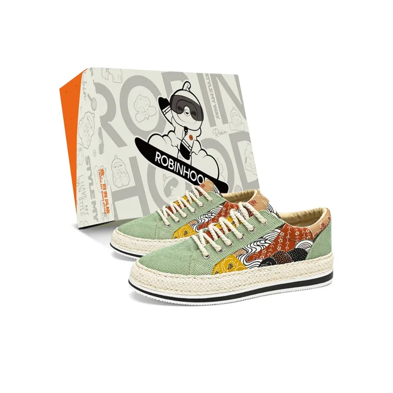 ROBINHOOD Coverage Slip Resistant Cushioning Impact Resistance Abrasion Resistant Low Top Skateboard Shoes Men's Box-0