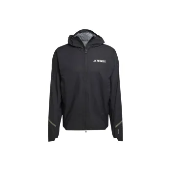 Adidas Terre SS25 Waterproof And Windproof Windbreaker Jacket Men's Black