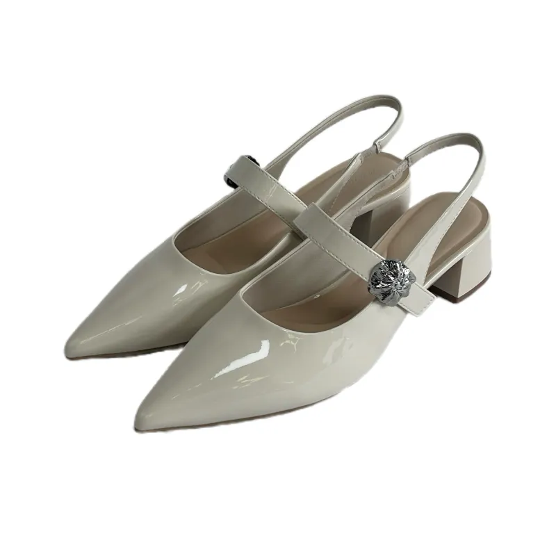 Shoe Lady Chunky Heel High Heels 4cm Women's-6