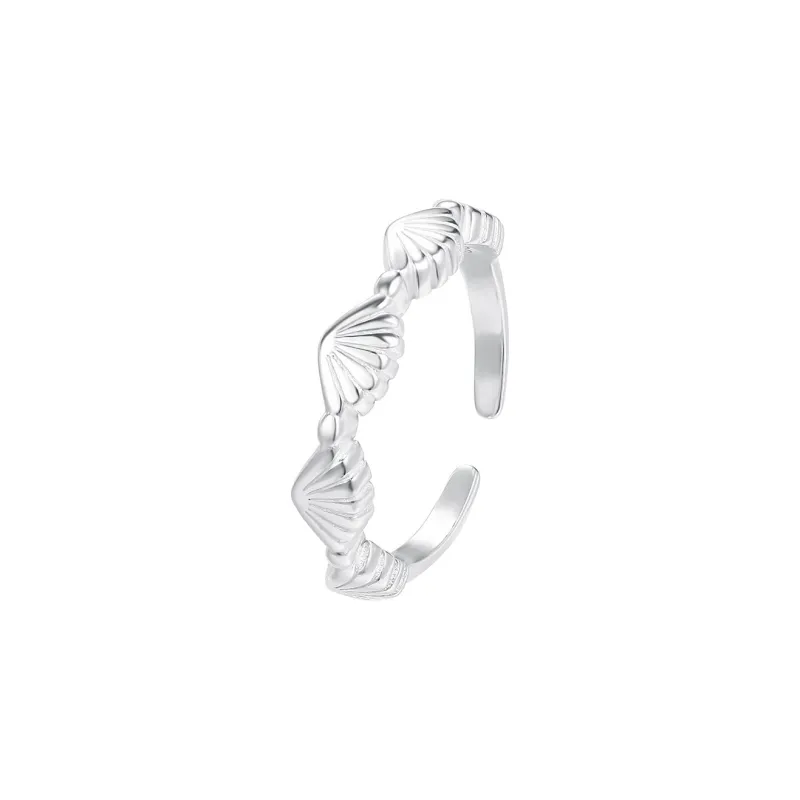 Happy Tide S999 Fine Silver Rings Women's-0