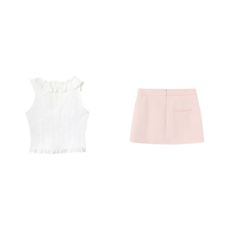 HUINIAN Two Piece Skirt Sets Women's-1