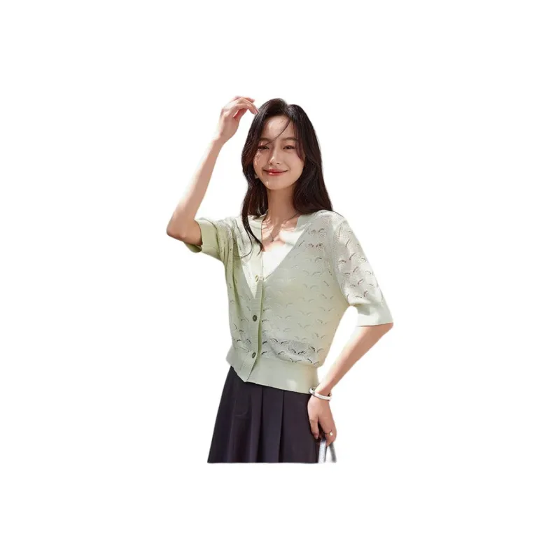 OUNIXUE Summer Knitwear Women's-1