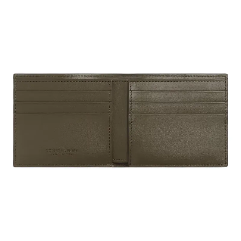 Bottega Veneta Calfskin Wallet Men's Slate & Cypress-2