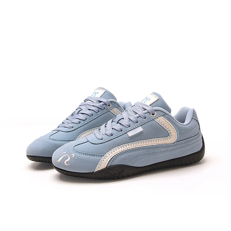 STUR YSN Wear resistant And Lightweight Low Top Skateboard Shoes Women's Blue-1