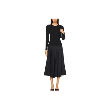 VERONICA BEARD Long Sleeved Dress Women's Black