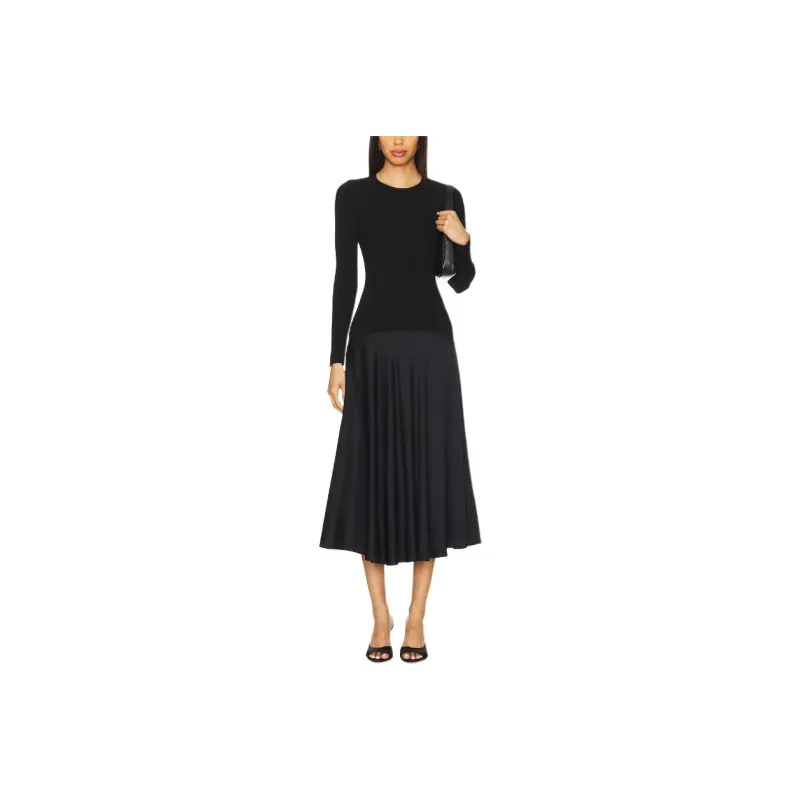 VERONICA BEARD Long Sleeved Dress Women's Black-0