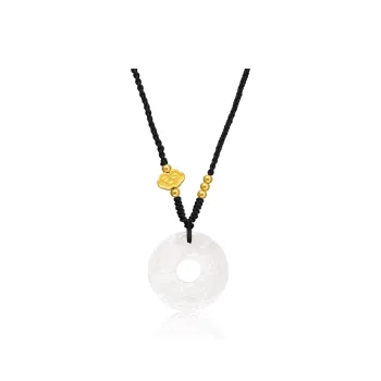 QUIET LOVE Natural Chalcedony Pendants Unisex