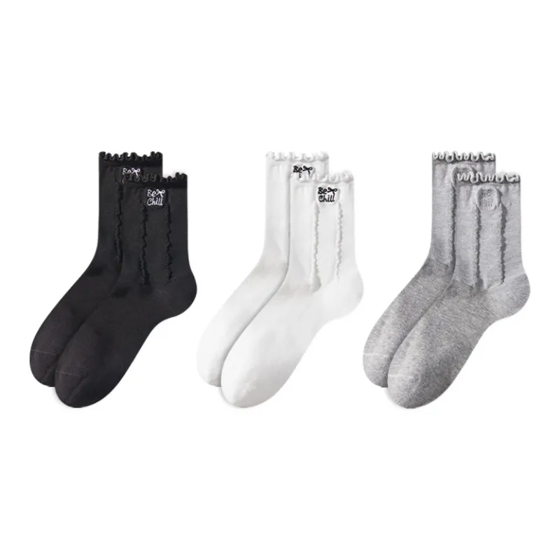 2323 Mid Calf Socks Women's 3 Pack-0