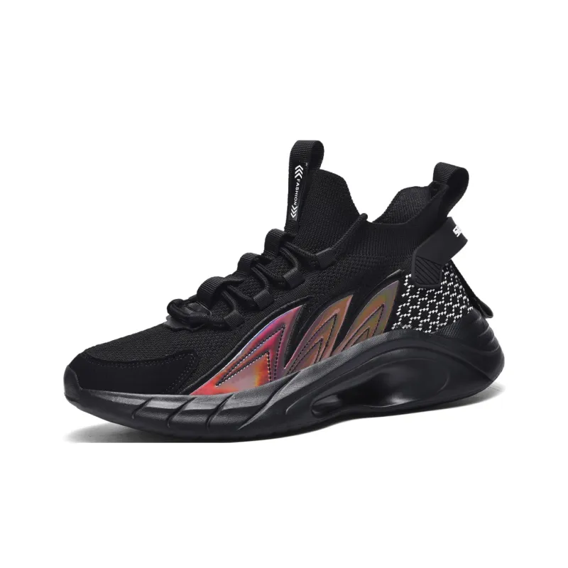 LONGDUIZHANG Cushioning, Slip Resistant, Abrasion Resistant Support Low Top Running Shoes Men's-4