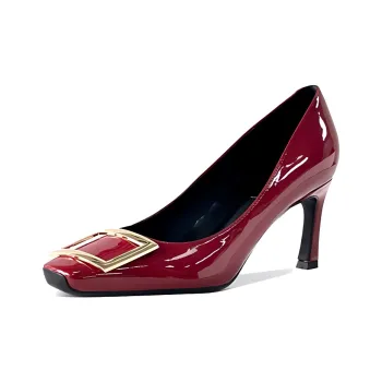 GOSO Slim Heel High Heels Women's Red