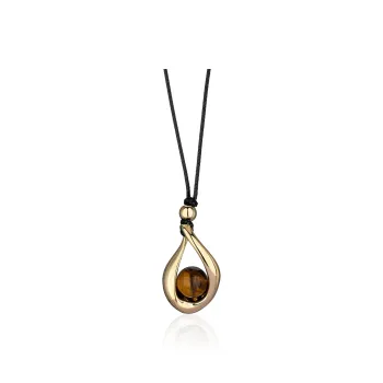 Encounter Gift Natural Tiger's Eye Stone Necklaces Unisex
