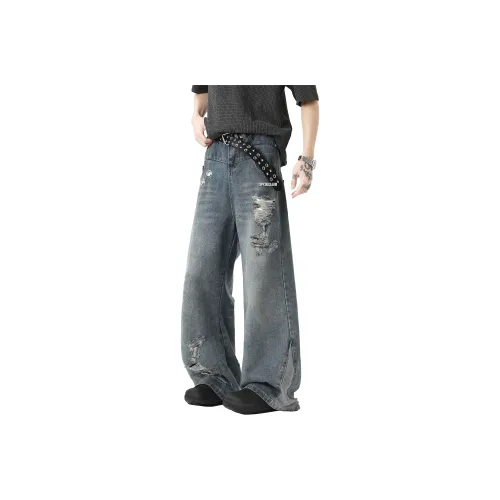 OPOX Jeans Unisex Blue