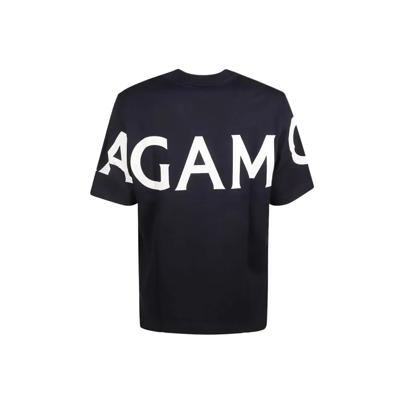 Ferragamo T Shirts Men Blue-1
