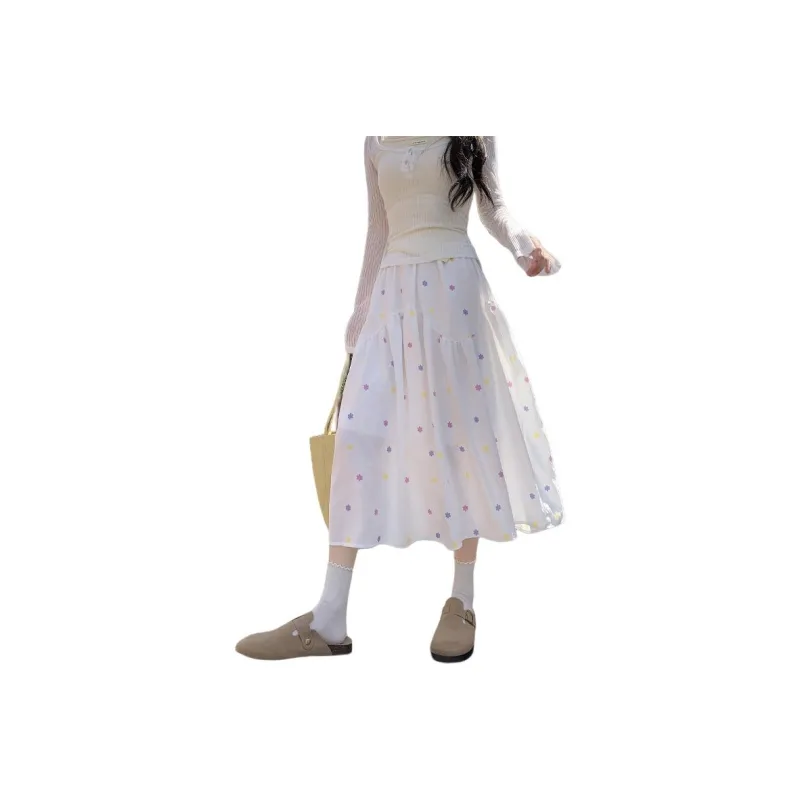Mu Xiao Xin Casual Long Skirt Women's-0