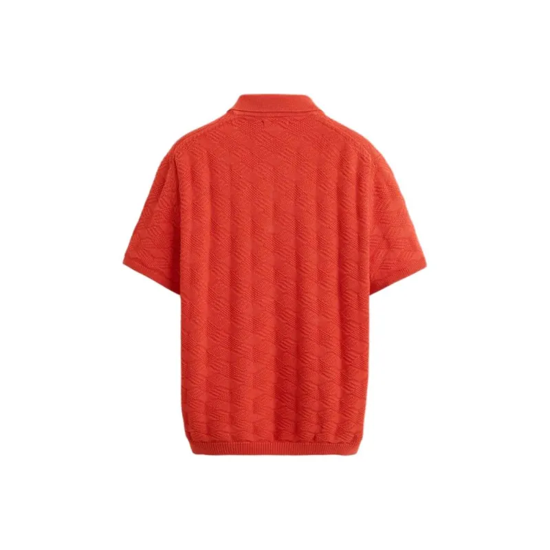 ZARA Polo Shirts Men Red-1