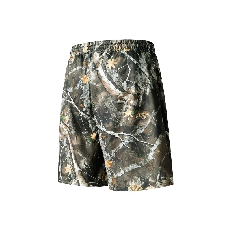 7 SEVFUN Casual Shorts Unisex Maple Leaf Green-1