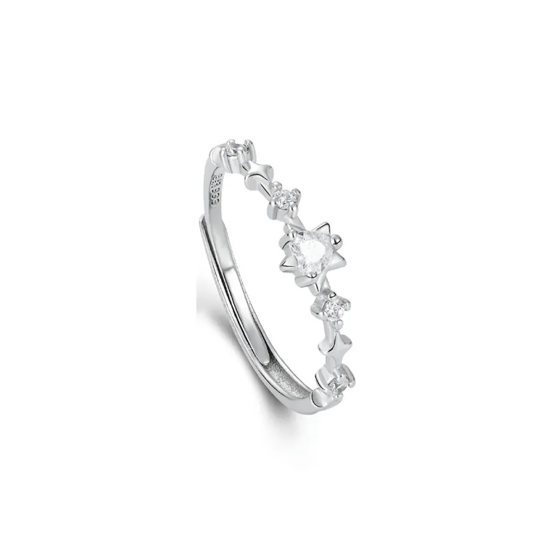 MIDNIGHT MOMENT S999 Silver Rings Unisex-0