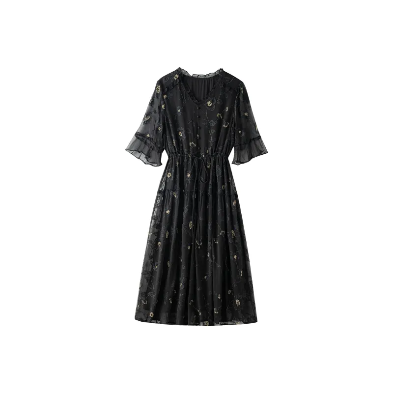 To The West Short Sleeved Dress Women's-6